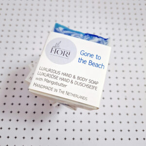 Handgemaakte zeep gone to the beach