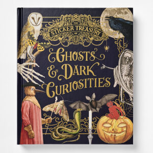 Kaft van The Sticker Treasury of Ghosts & Dark Curiosities