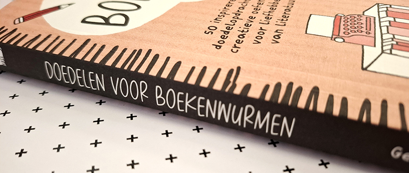 rug van het boek doedelen boekenwurmen